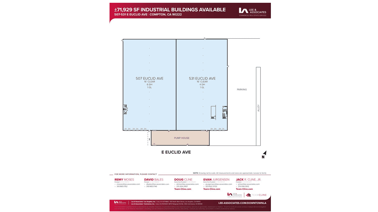Industrial Property for Lease - 507-531 E Euclid Ave, Compton, California, 90222 (1)