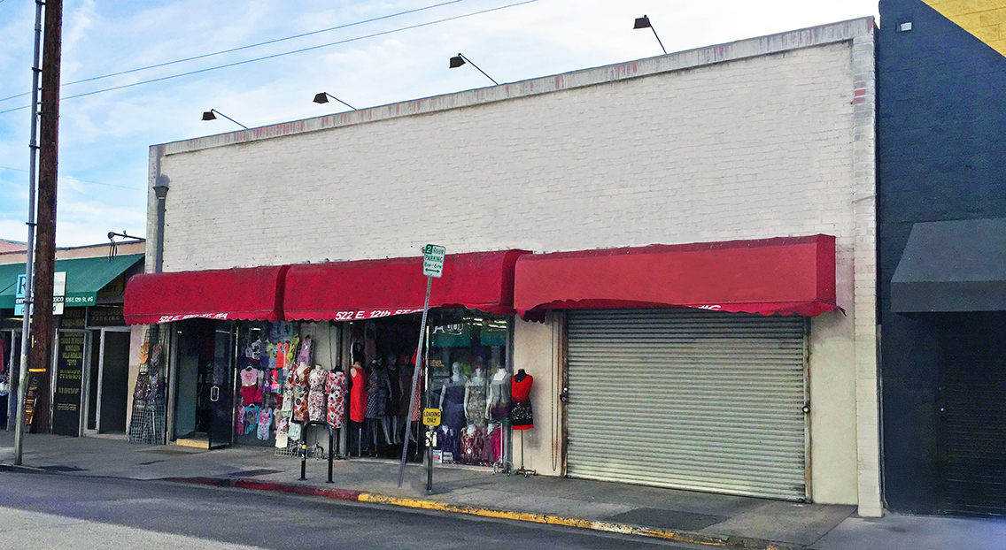 522 E 12th St, Exterior Building Photo - Retail Property for Sale - 522 E 12th St, Los Angeles, California, 90015 (1)