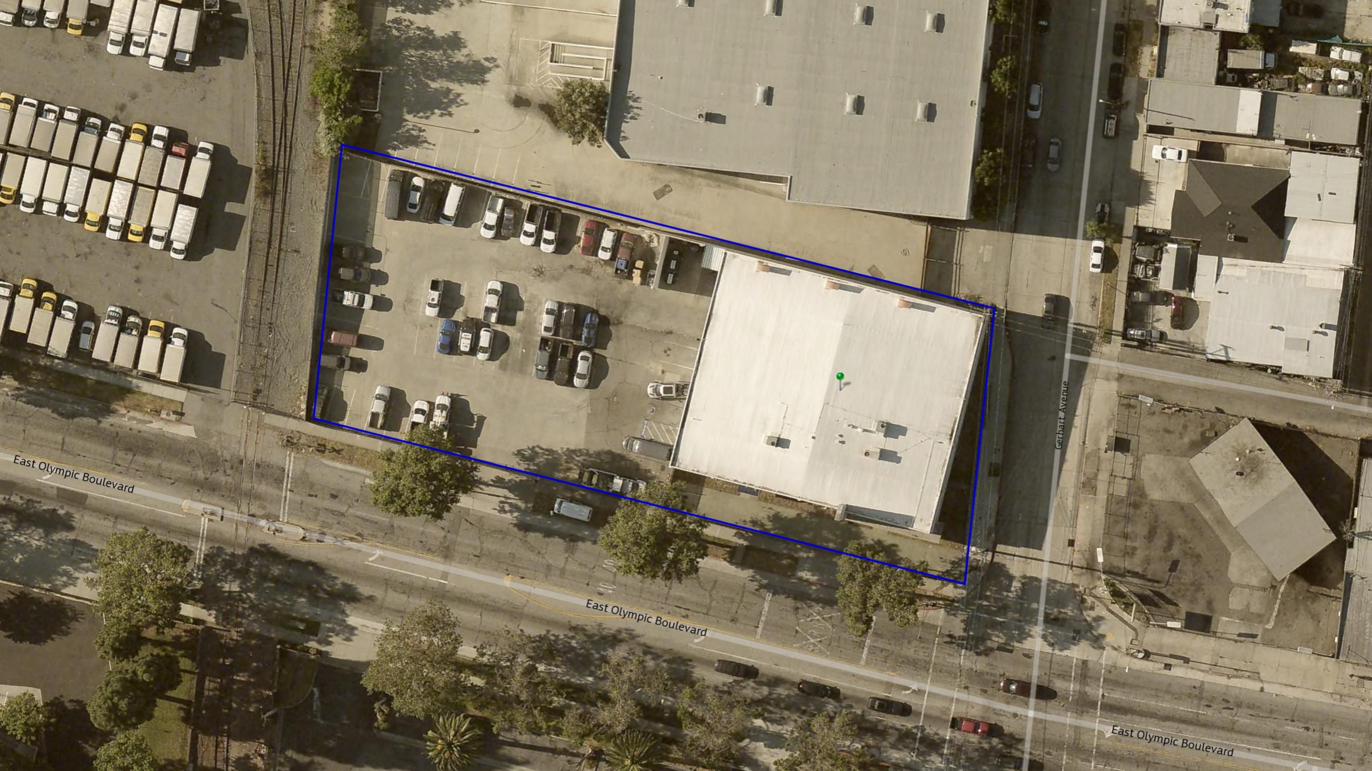 5711 E Olympic Blvd, Aerial Photo - undefined Land for Lease - 5711 E Olympic Blvd, Commerce, California, 90022 (3)