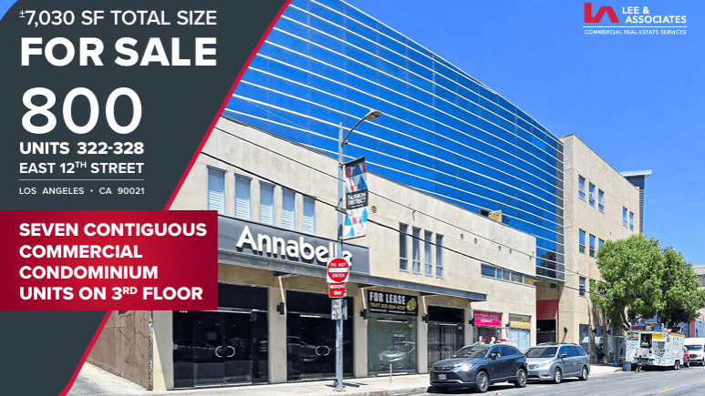Industrial Building for Sale - 800 E 12th St, Los Angeles, CA, 90021, Suite 322-328