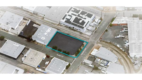 2041 Davie Ave, Aerial Photo - undefined Land for Sale - 2041 Davie Ave, Commerce, California, 90040 (1)