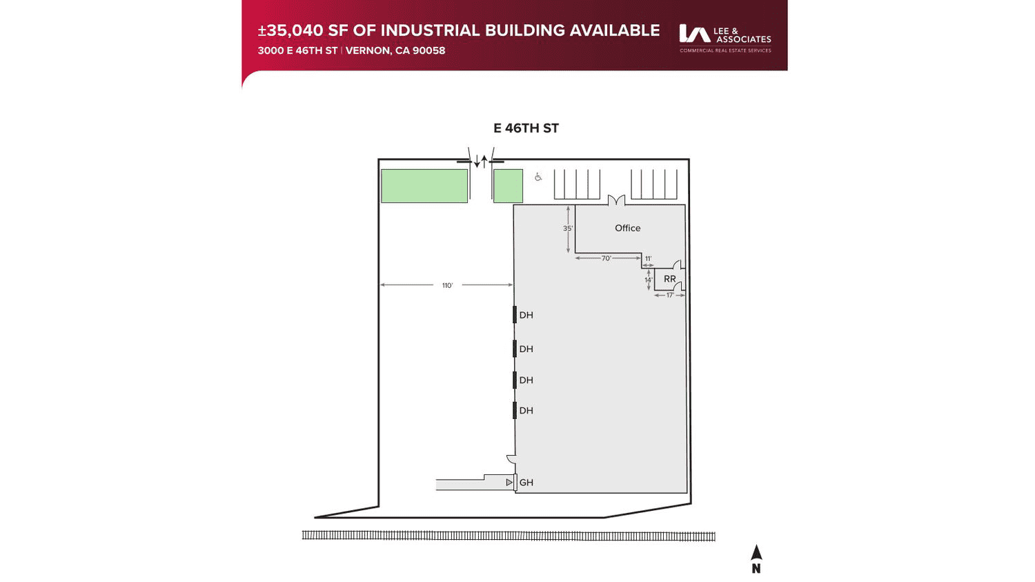 3000 E 46th St, Site Plan - undefined Industrial Property for Sale - 3000 E 46th St, Vernon, California, 90058 (1)