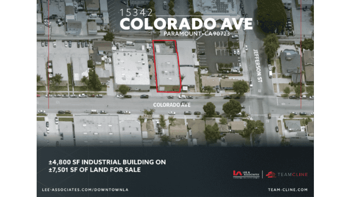 15342 Colorado Ave, Aerial Photo - undefined Industrial Property for Sale - 15342 Colorado Ave, Paramount, California, 90723 (1)