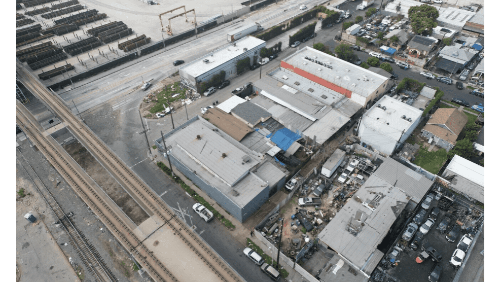 1655 Slauson Ave, Aerial Photo - undefined Industrial Property for Sale - 1655 E Slauson Ave, Los Angeles, California, 90011 (3)