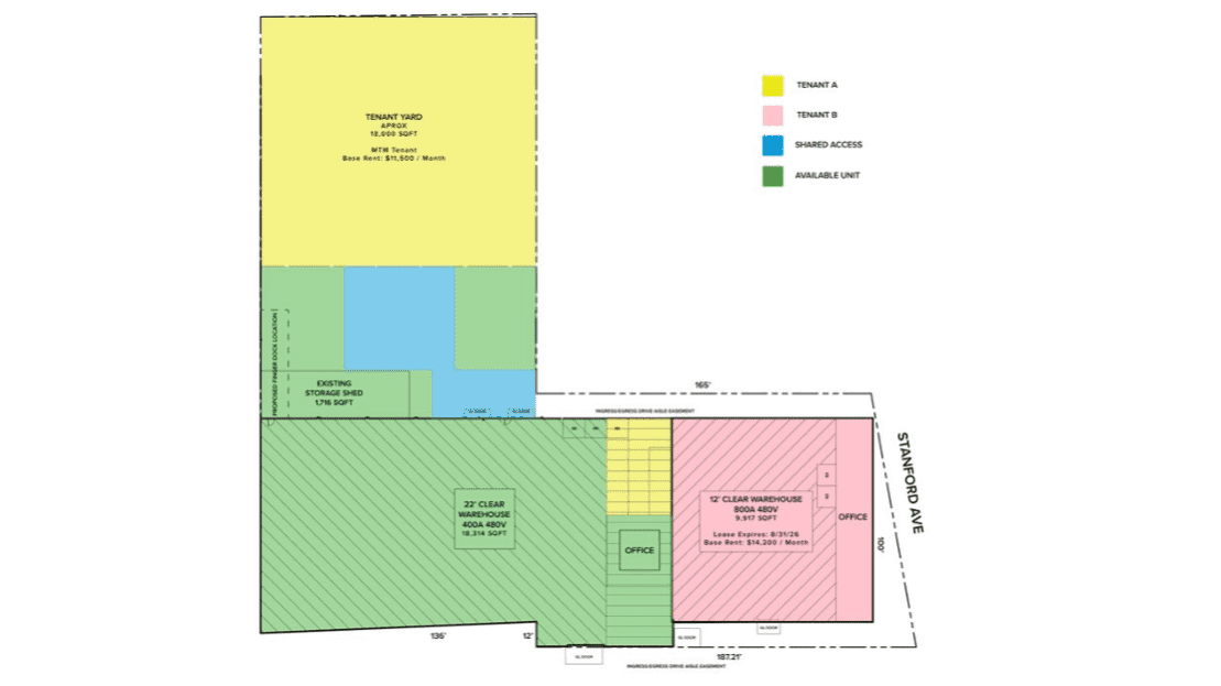 Industrial Property for Lease - 1135 N Stanford Ave, Los Angeles, California, 90059 (2)