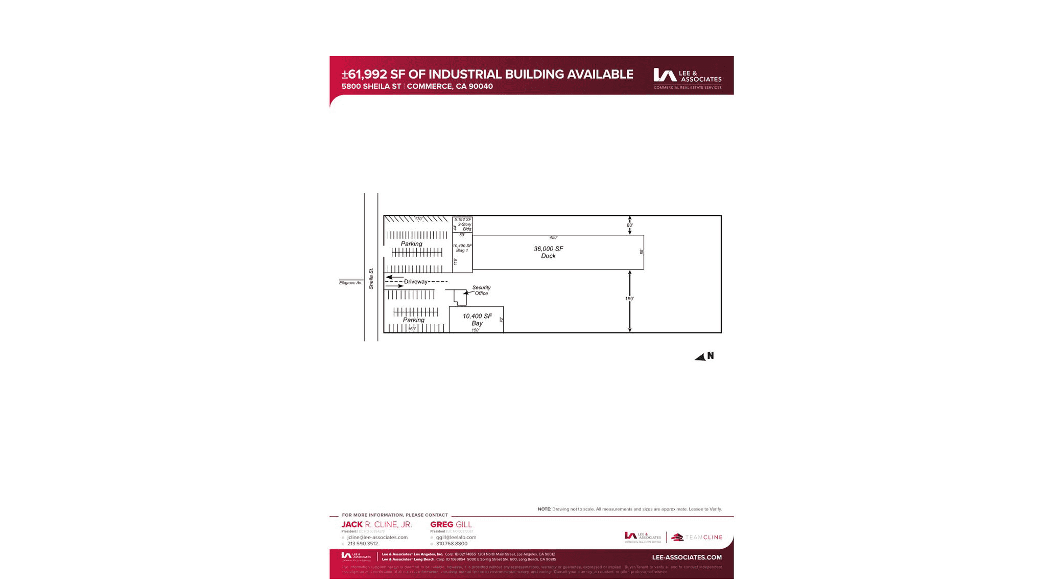 5800 Sheila St, Site Plan - undefined Land for Lease - 5800 Sheila St, Commerce, California, 90040 (1)