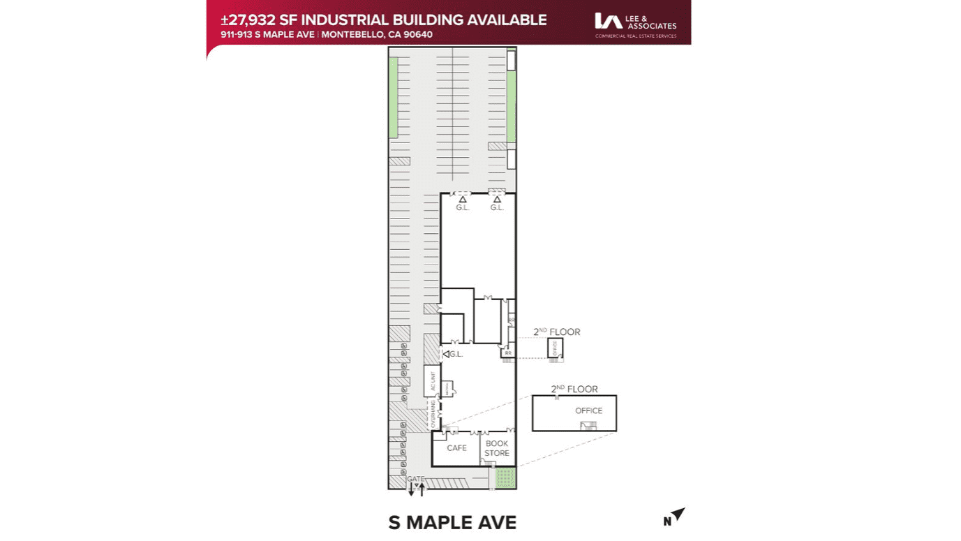 911-913 S Maple Ave, Site Plan - undefined Industrial Property for Sale - 911-913 S Maple Ave, Montebello, California, 90640 (1)