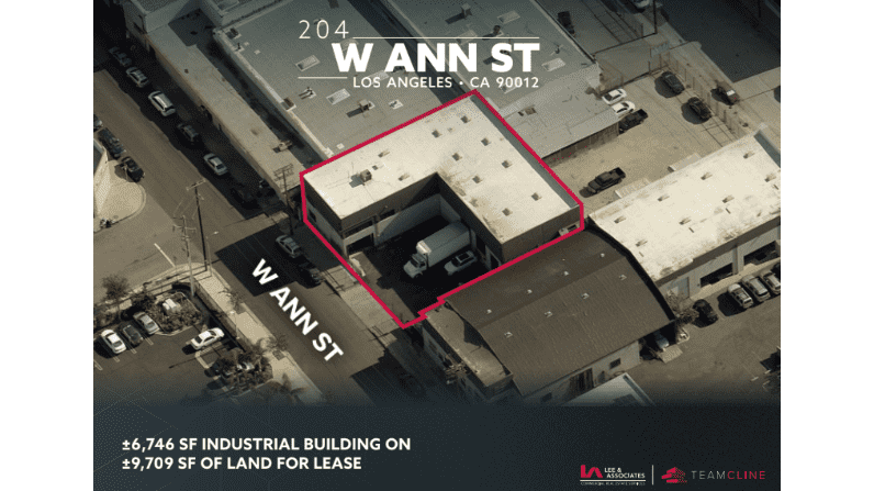 Industrial Space for Lease - 204 W Ann St, Los Angeles, CA, 90012