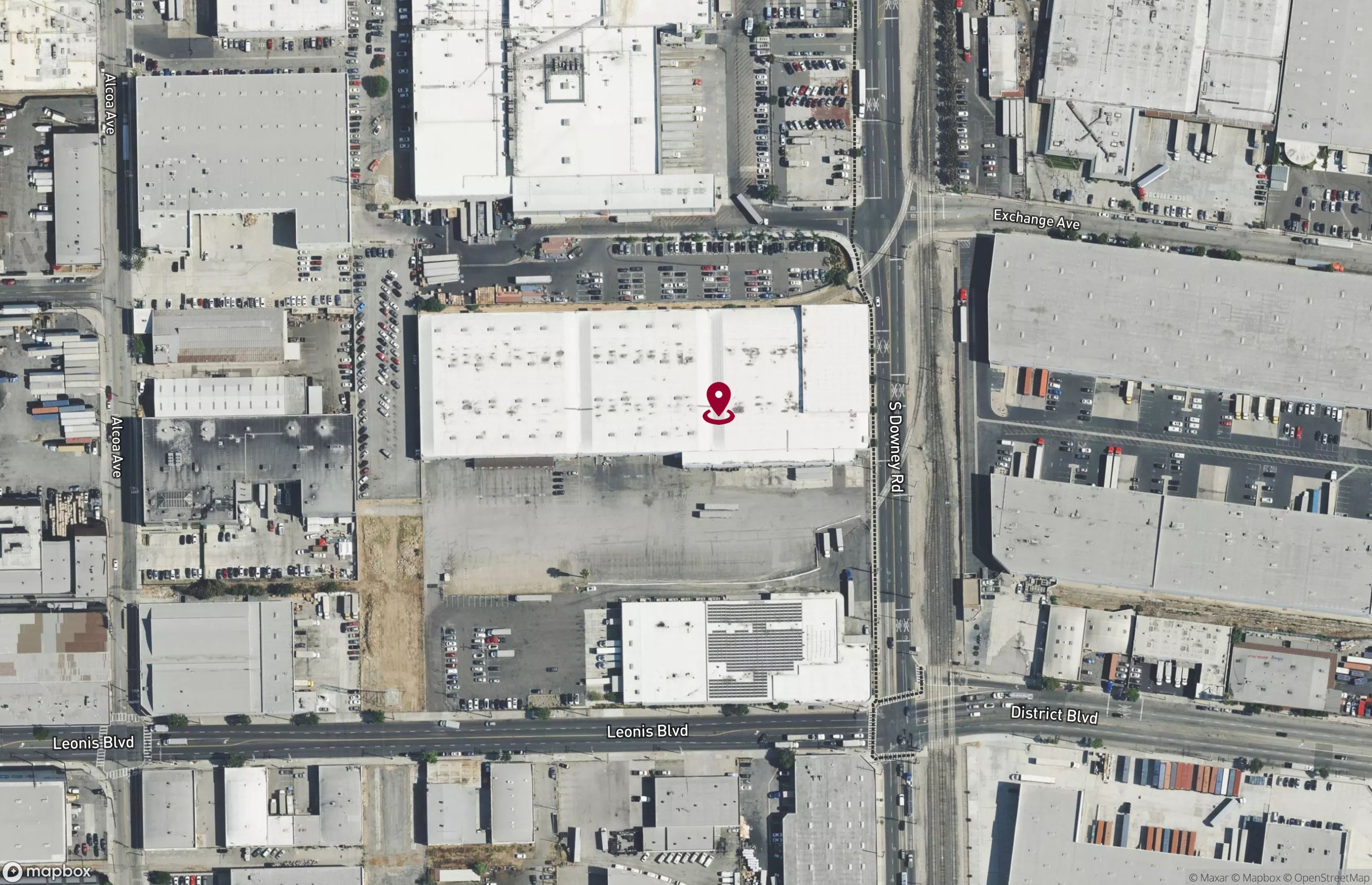 Map Industrial Property for Lease - 4633 S Downey Rd, Vernon, California, 90058 (4)
