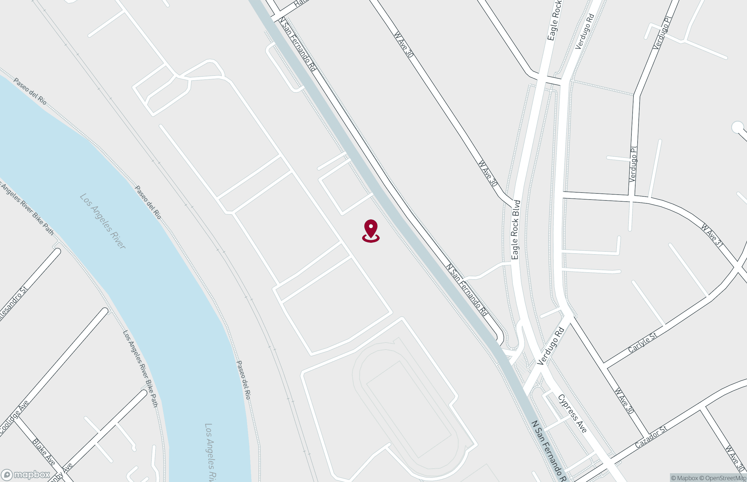 Map Industrial Property for Lease - 2424 N San Fernando Rd, Los Angeles, California, 90065 (3)