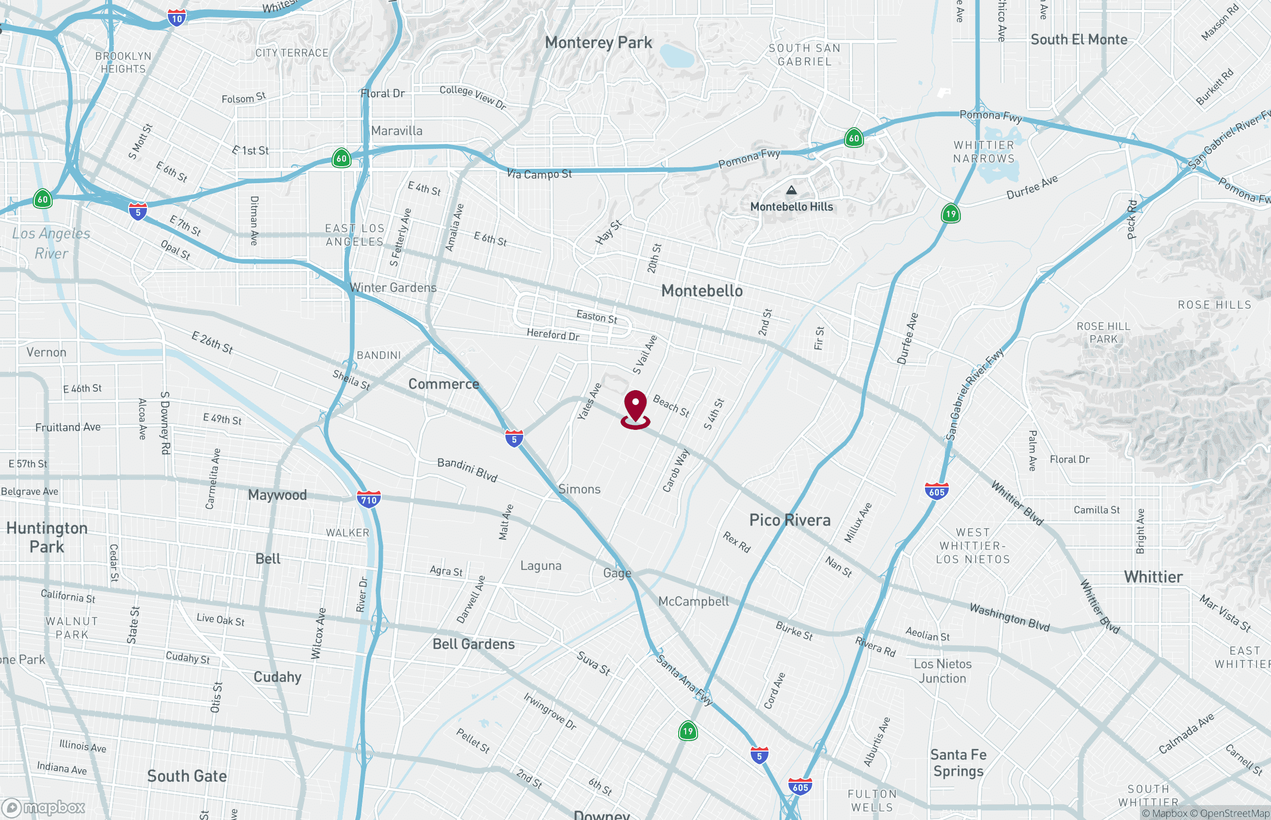 Map Industrial Property for Sale - 911-913 S Maple Ave, Montebello, California, 90640 (2)