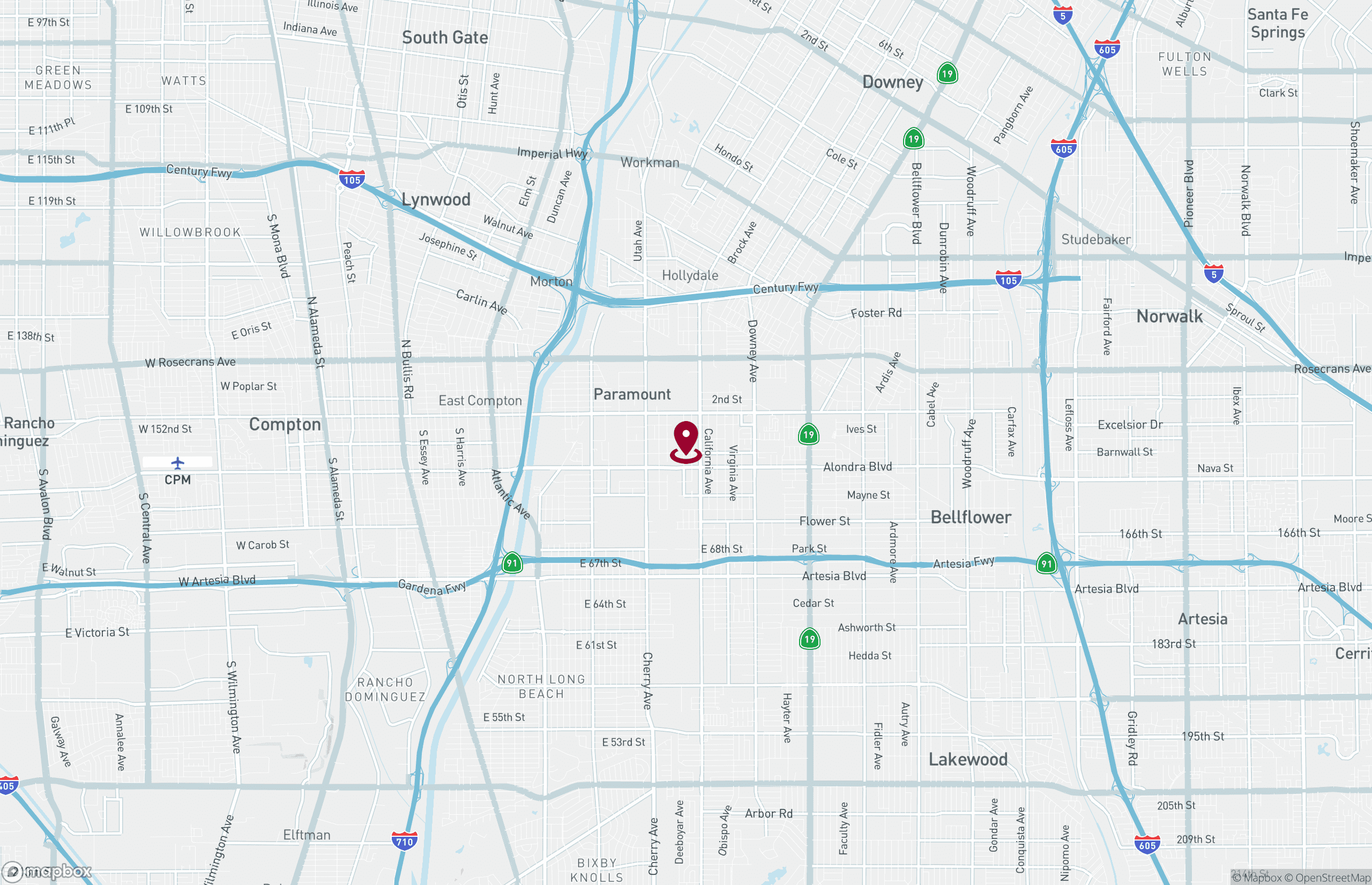 Map Industrial Property for Sale - 15512 Vermont Ave, Paramount, California, 90723 (3)