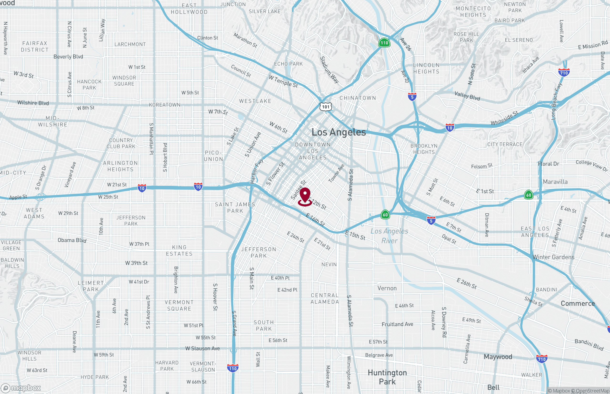 Map Retail Property for Sale - 522 E 12th St, Los Angeles, California, 90015 (5)