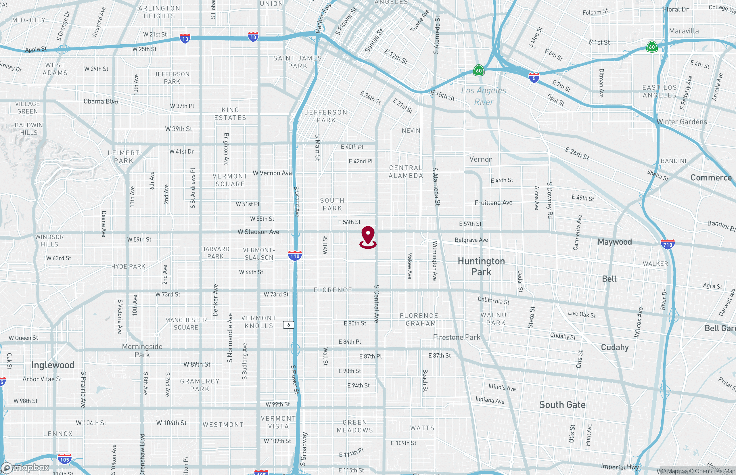 Map Land for Lease - 911-931 E 59th St, Los Angeles, California, 90001 (2)