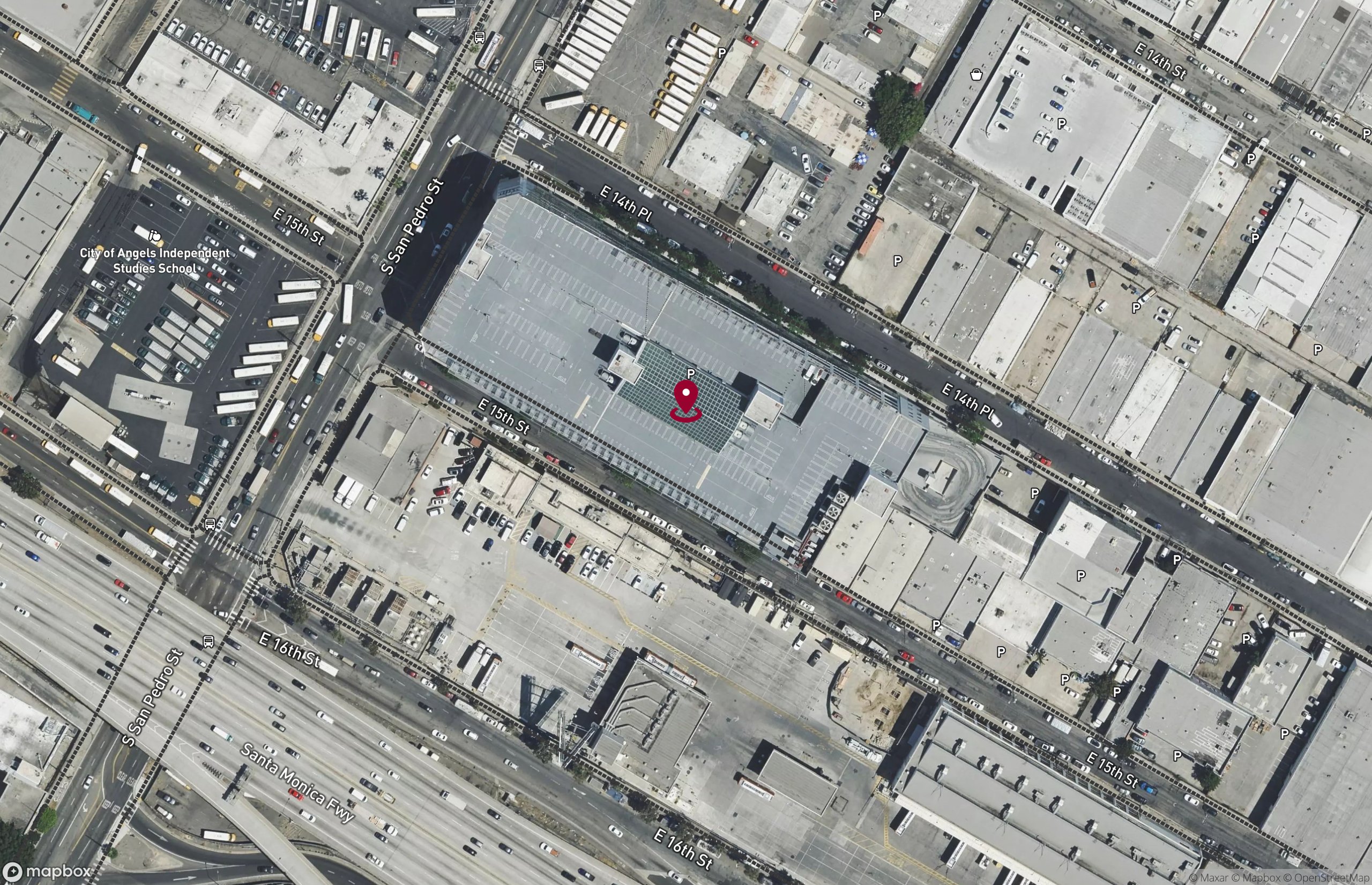 Map Industrial Property for Sale - 1458 S San Pedro St, Los Angeles, California, 90015 (3)