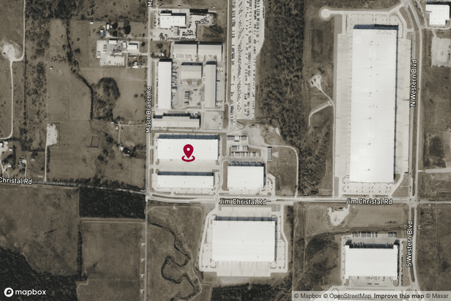 Map Industrial Property for Lease or Sale - 710 Masch Branch Road, Denton, Texas, 76207 (3)