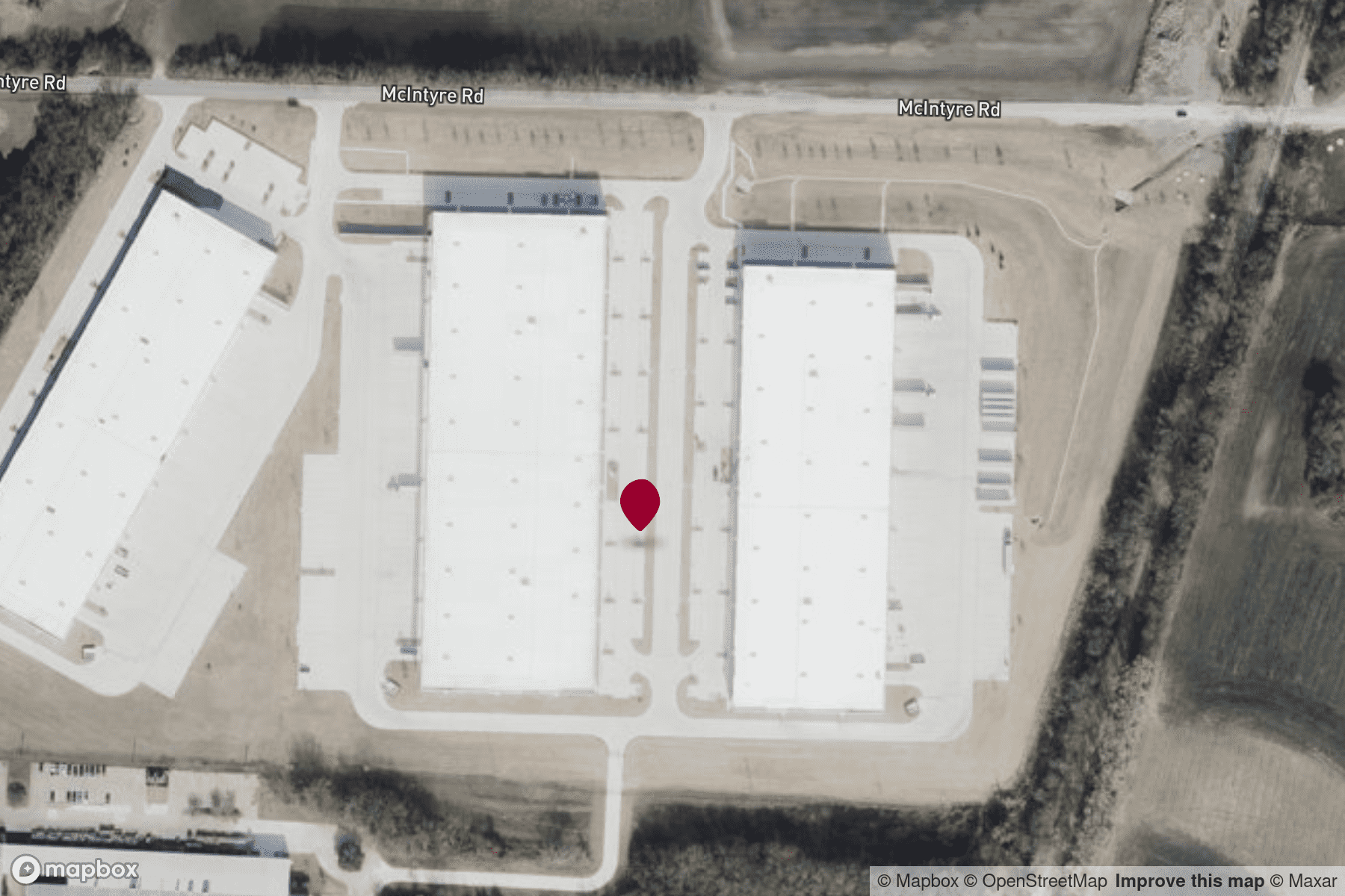 Aerial Photo Industrial Property for Lease - 620 Mclntyre Rd, McKinney, Texas, 75071 (2)