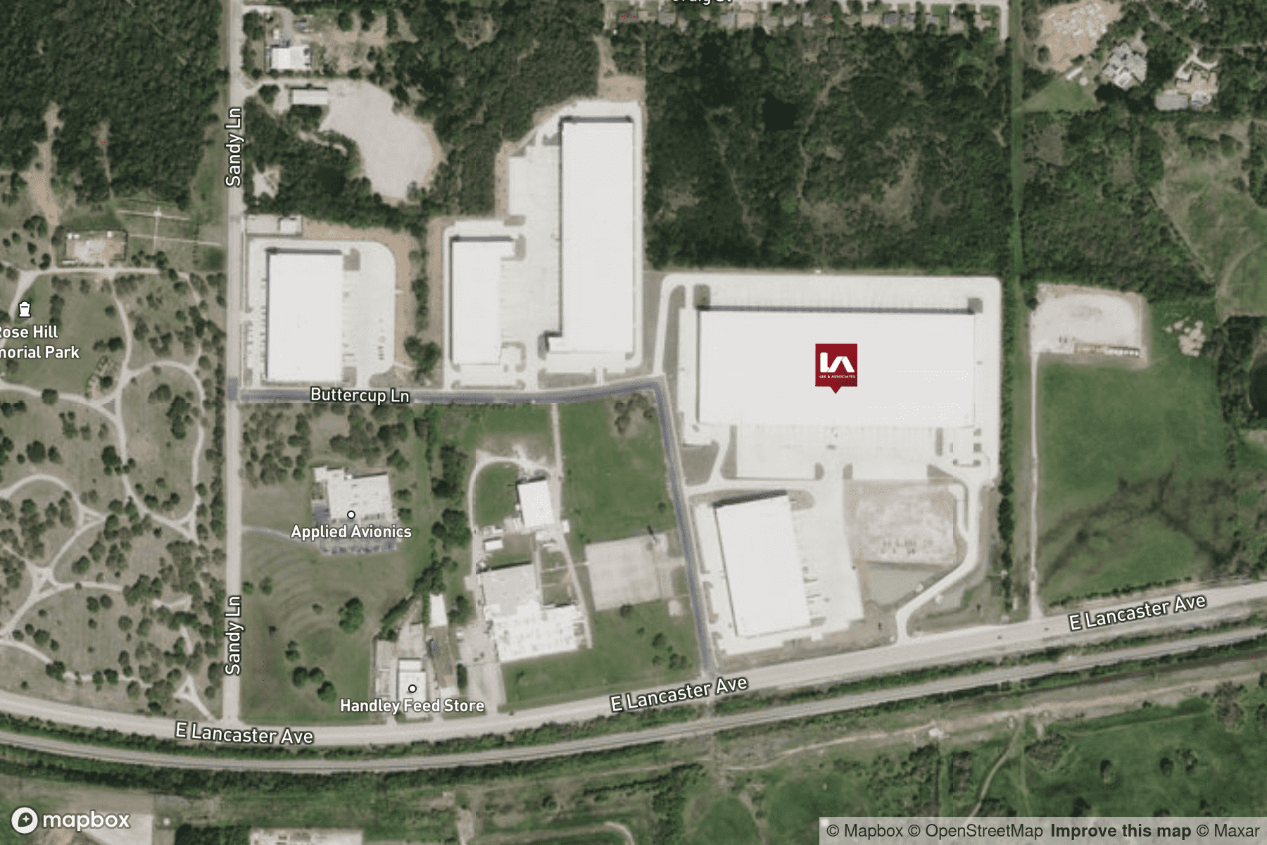 Map Industrial Property for Lease - TX SH 180 & Boswell Drive, Fort Worth, Texas, 76112 (2)